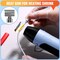LET’S Resin Heat Gun for Resin,350W Fast Heating Dual Temp Heat Gun (482°F~752°F) with 3 Nozzles and 2 Silicone Covers,4.9Ft Long Cable Heat Gun for Crafting,Shrink Tubing,Vinyl Wrap,Epoxy Resin